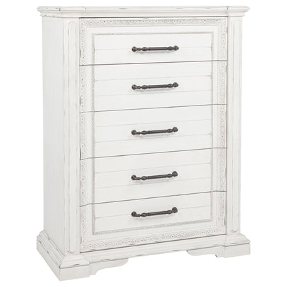 McKinney 5-piece California King Bedroom Set Vintage White