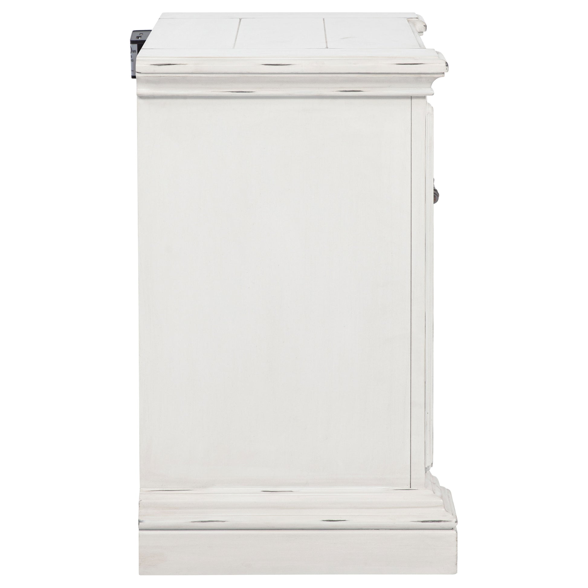 McKinney 2-drawer Nightstand with Dual USB Vintage White