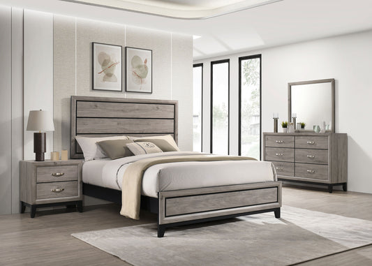 Valen Four-piece California King Bedroom Set Light Taupe - The Sleep Loft - Online Mattress Showroom NYC