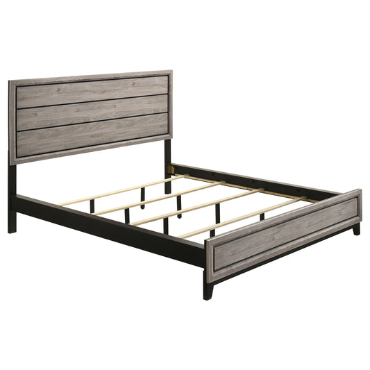 Valen Wood California King Panel Bed Light Taupe - The Sleep Loft - Online Mattress Showroom NYC