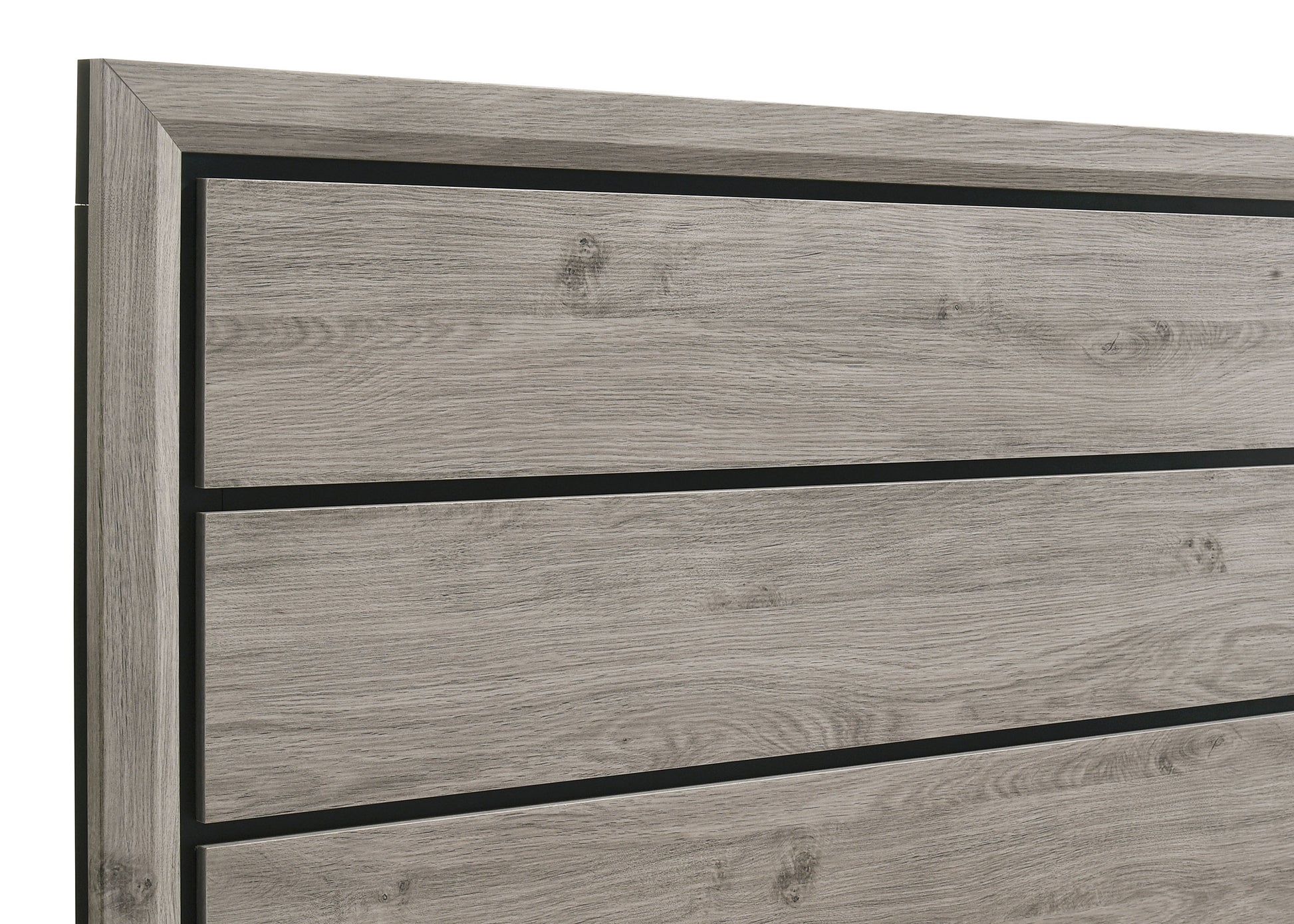 Valen Wood California King Panel Bed Light Taupe