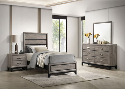 Valen Four-piece Twin Bedroom Set Light Taupe