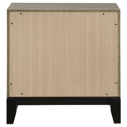 Valen 2-drawer Nightstand Bedside Table Light Taupe