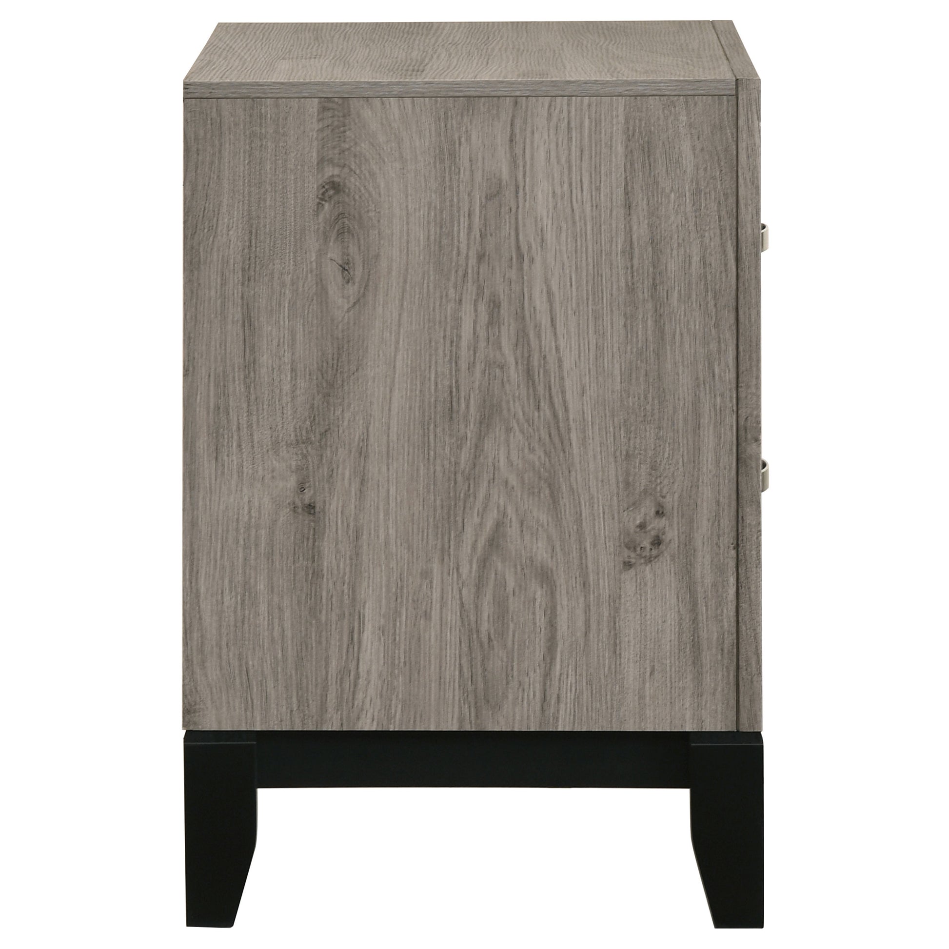 Valen 2-drawer Nightstand Bedside Table Light Taupe