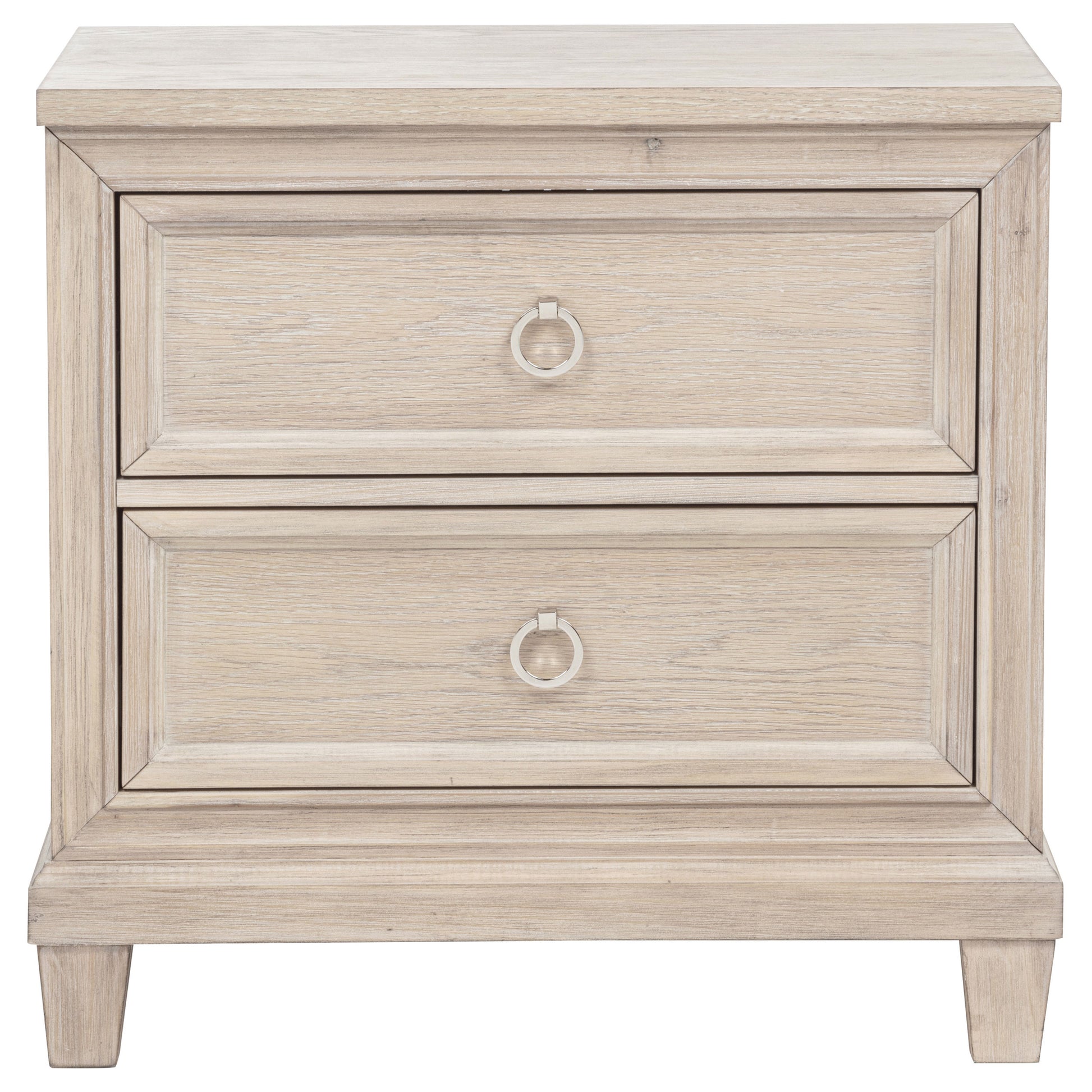 Pembroke 2-drawer Nightstand Bedside Table Washed Oak