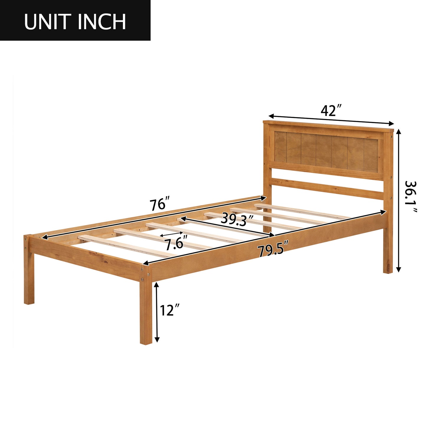 Platform Bed Frame With Headboard - The Sleep Loft - Online Mattress Showroom NYC