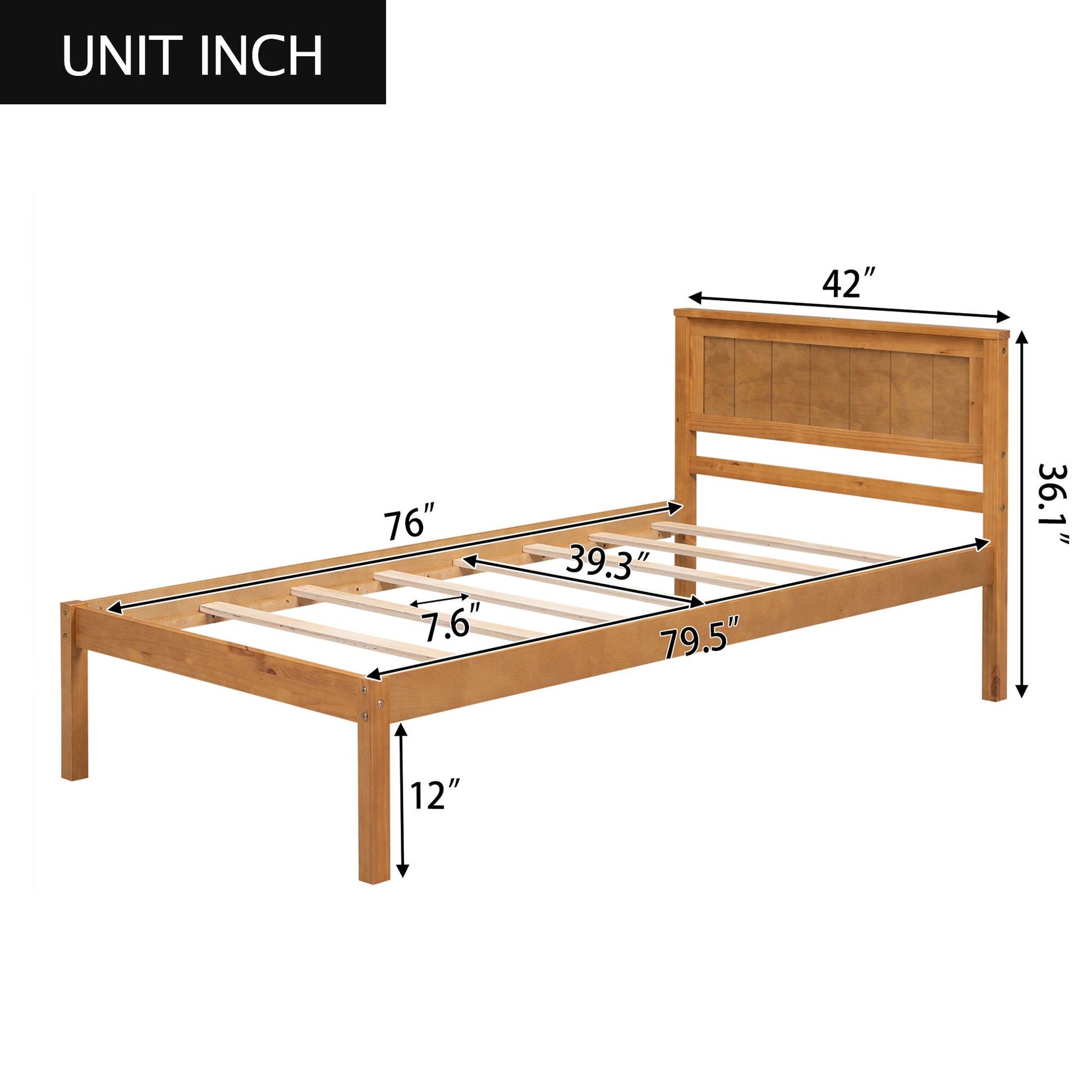 Platform Bed Frame With Headboard - The Sleep Loft - Online Mattress Showroom NYC
