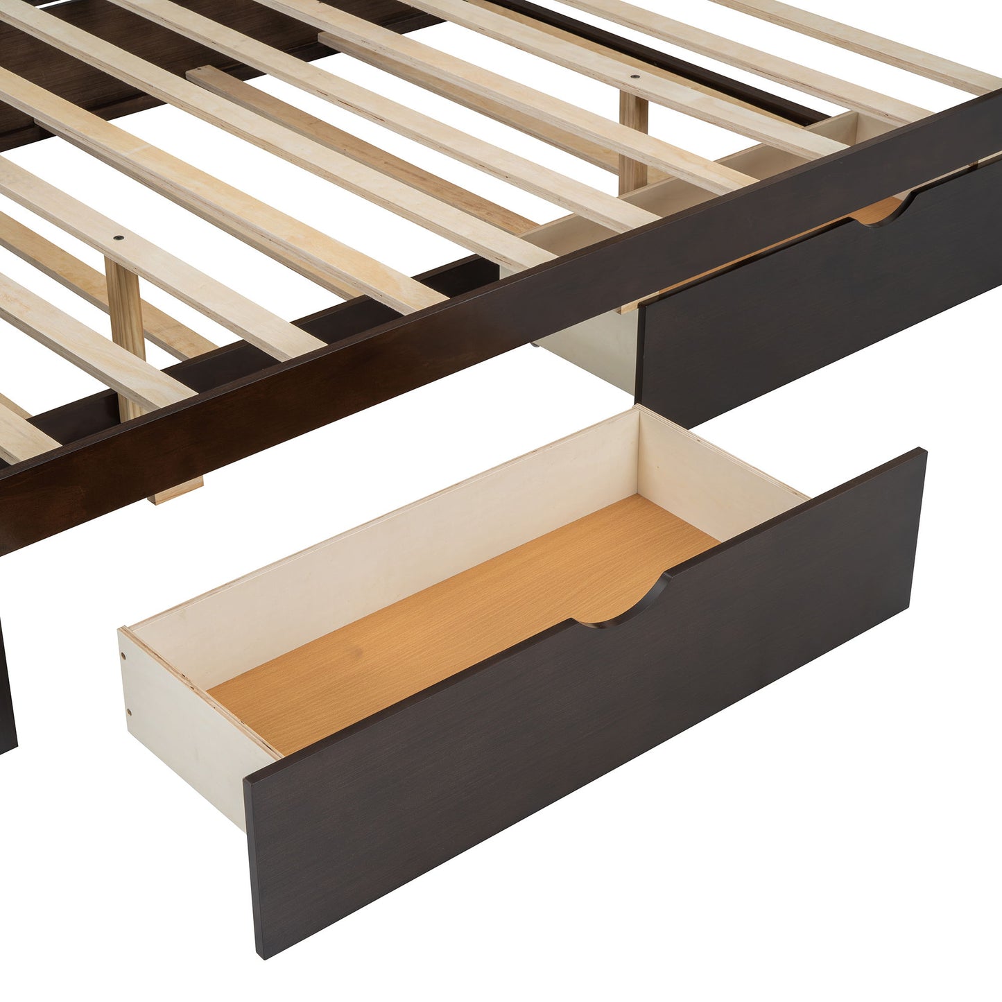 Platform Bed With Trundle And 2 Drawers - The Sleep Loft - Online Mattress Showroom NYC