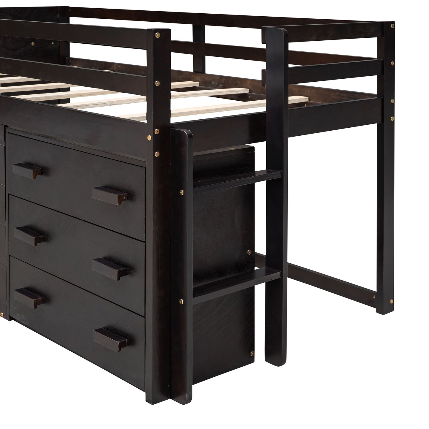 Loft Bed With Cabinet And Shelf - The Sleep Loft - Online Mattress Showroom NYC