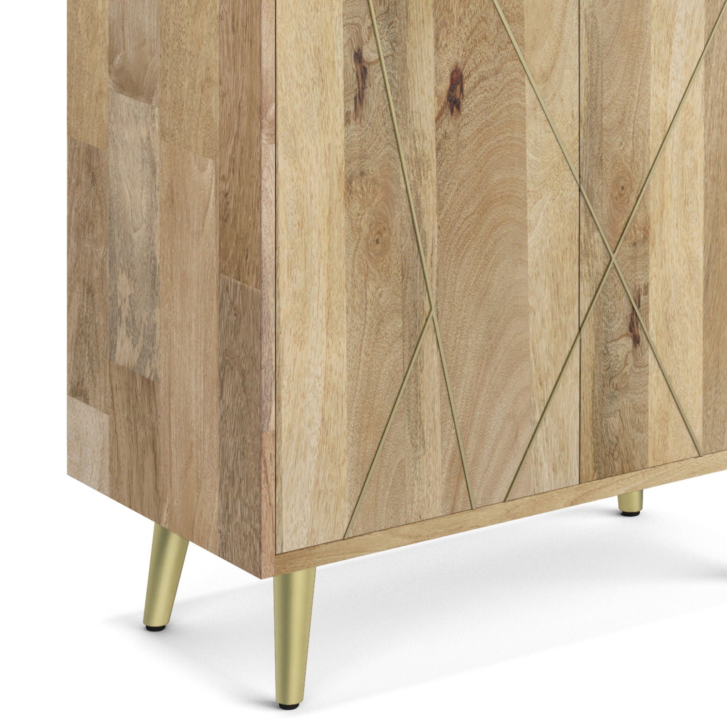Jager - Bookshelf With Doors - Natural - The Sleep Loft - Online Mattress Showroom NYC