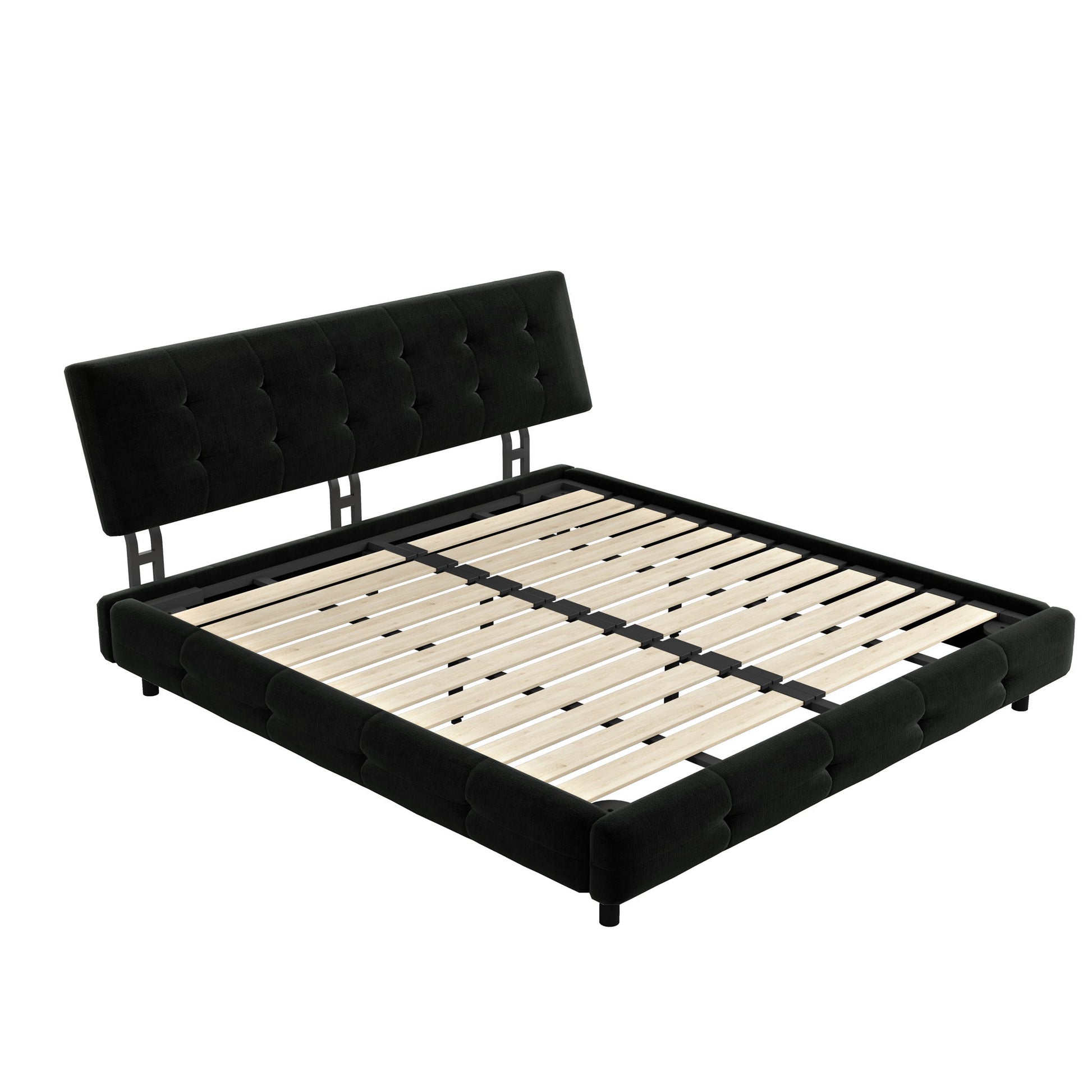 Tufted Headboard With Extra-Large Ultra-Soft Cloud Pillow Design - The Sleep Loft - Online Mattress Showroom NYC