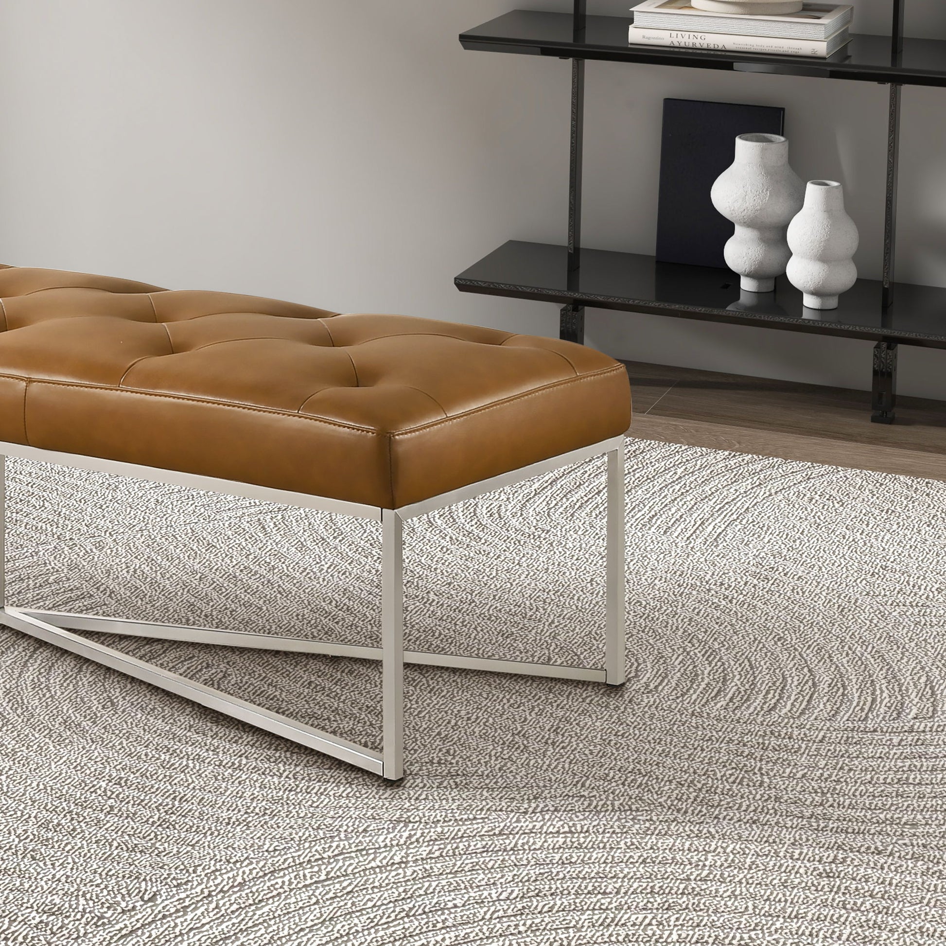 Harper - Bench - Tan - The Sleep Loft - Online Mattress Showroom NYC