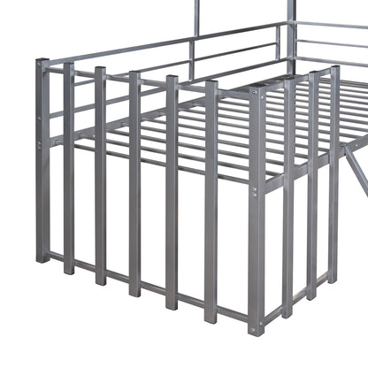 Loft Bed With Roof, Window, Guardrail, Ladder - The Sleep Loft - Online Mattress Showroom NYC