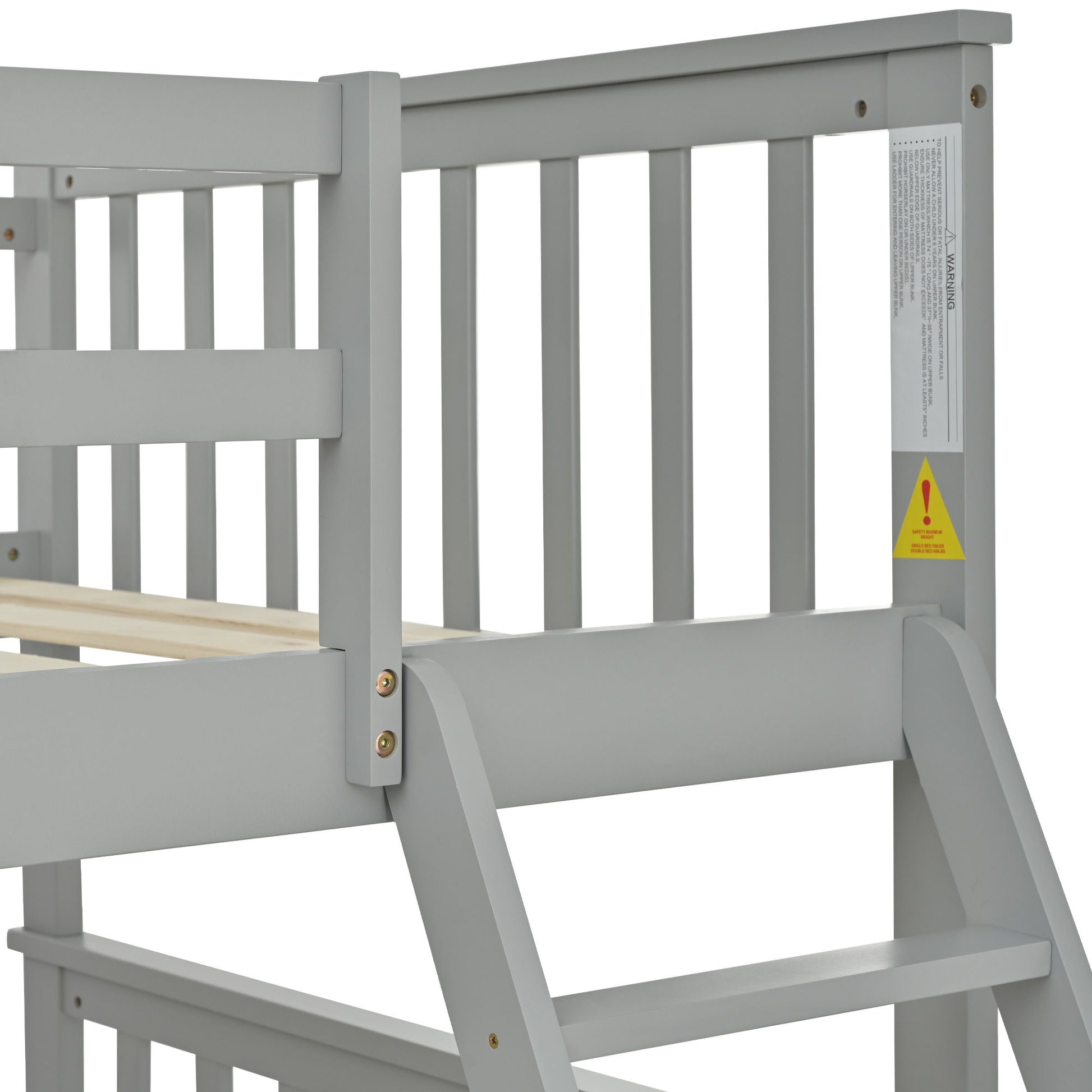Bunk Bed With Ladder, And Safety Guard Rails - The Sleep Loft - Online Mattress Showroom NYC