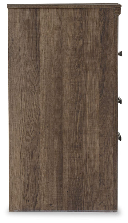 Juararo - Two Drawer Night Stand - Dark Brown - The Sleep Loft - Online Mattress Showroom NYC