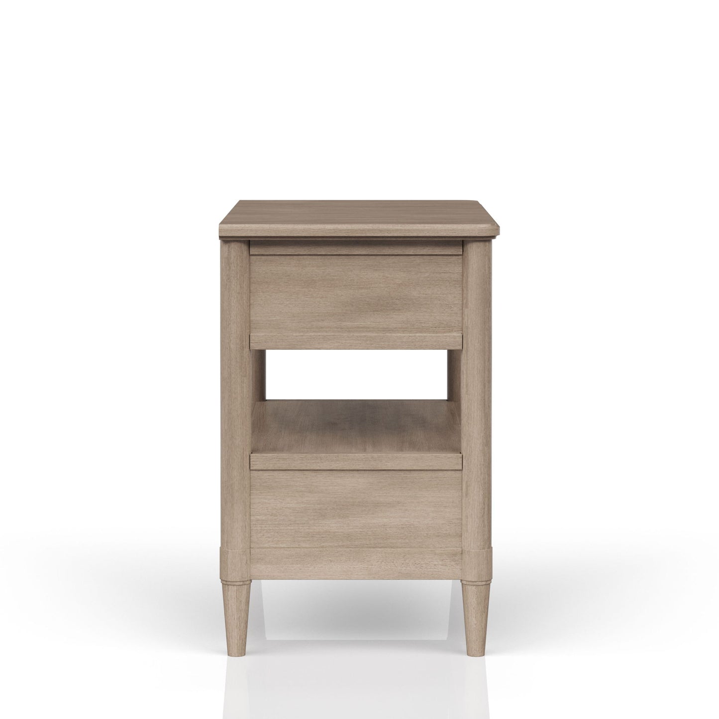 Open Nightstand With 2 Drawers - The Sleep Loft - Online Mattress Showroom NYC