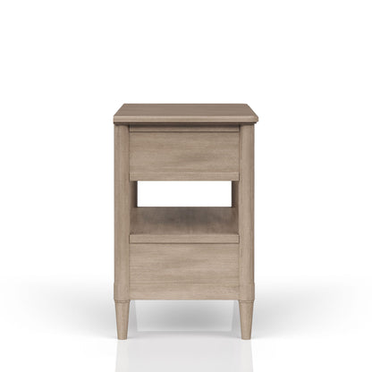 Open Nightstand With 2 Drawers - The Sleep Loft - Online Mattress Showroom NYC