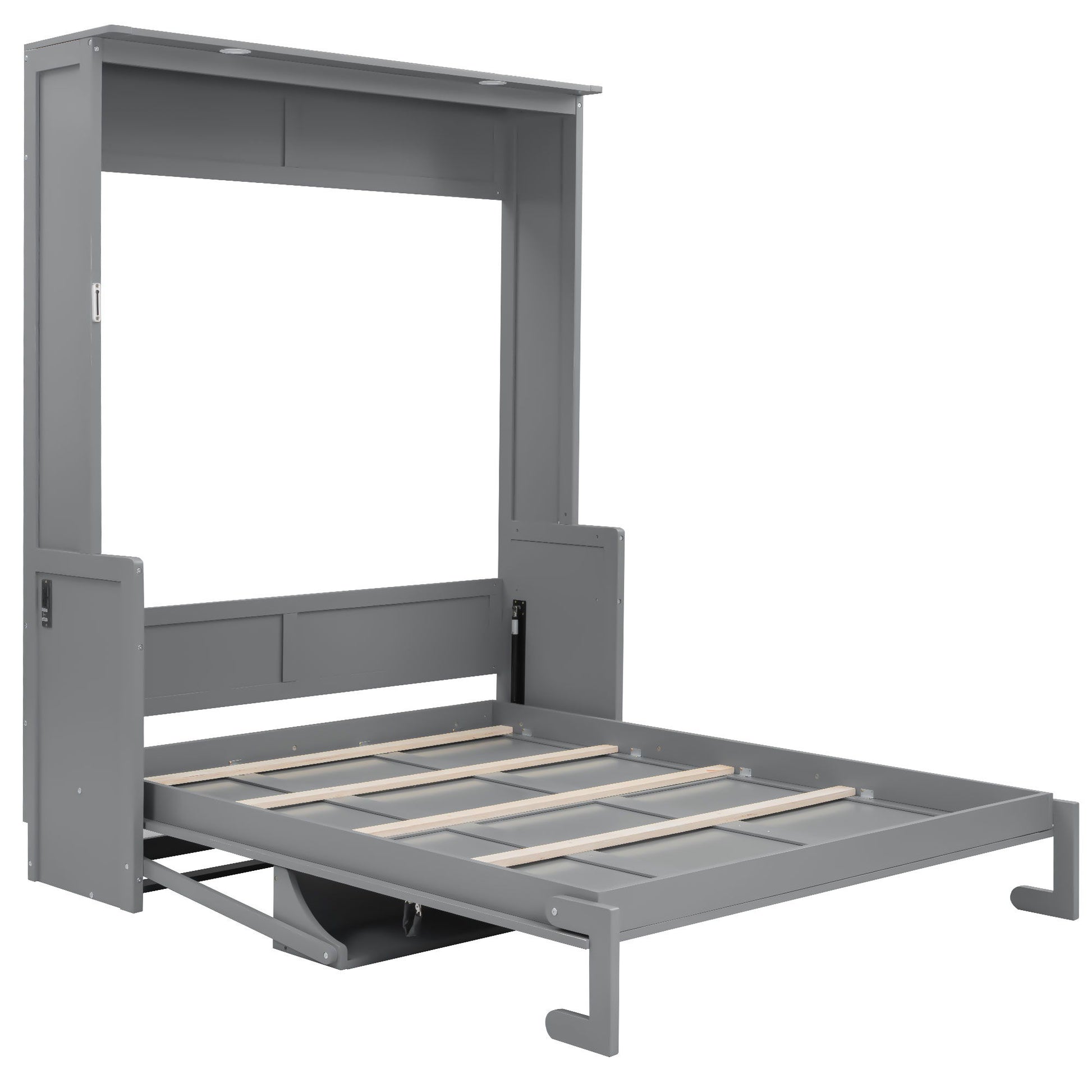 Murphy Bed With Desk, LED Lights & USB Charging Station - The Sleep Loft - Online Mattress Showroom NYC