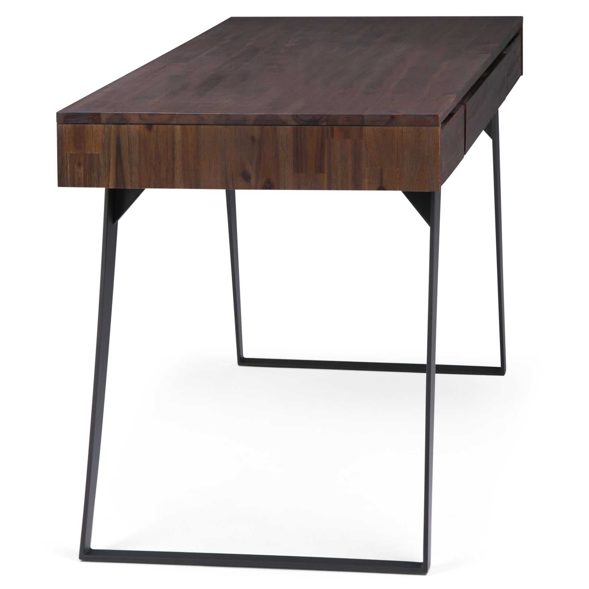 Lowry - Desk - Distressed Charcoal Brown - The Sleep Loft - Online Mattress Showroom NYC