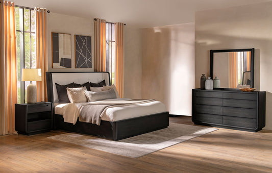 Leandro 4-piece California King Bedroom Set Burnished Black - The Sleep Loft - Online Mattress Showroom NYC