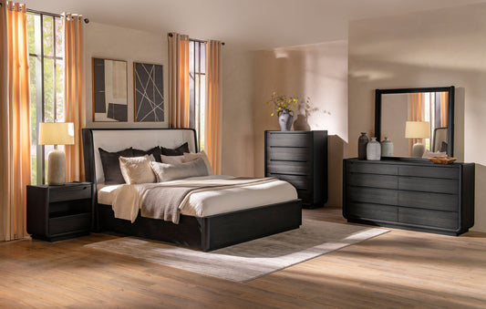 Leandro 5-piece California King Bedroom Set Burnished Black - The Sleep Loft - Online Mattress Showroom NYC