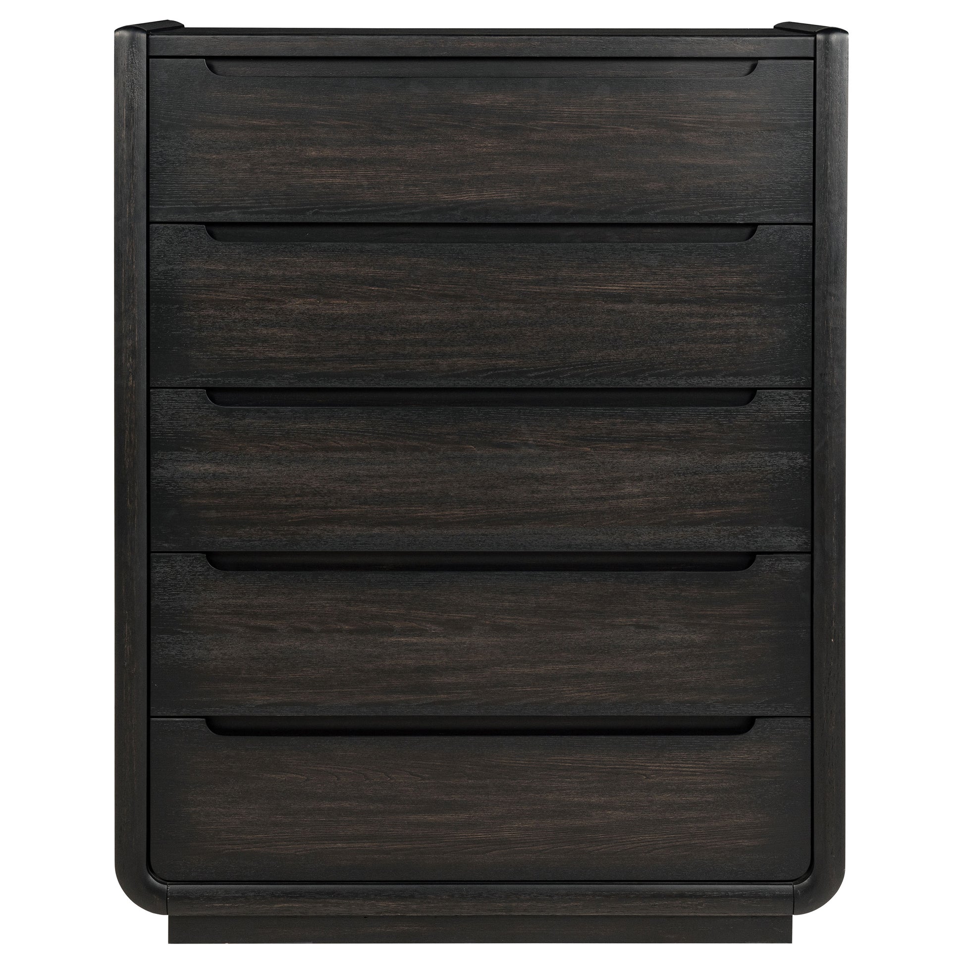 Leandro 5-drawer Bedroom Chest of Drawers Burnished Black