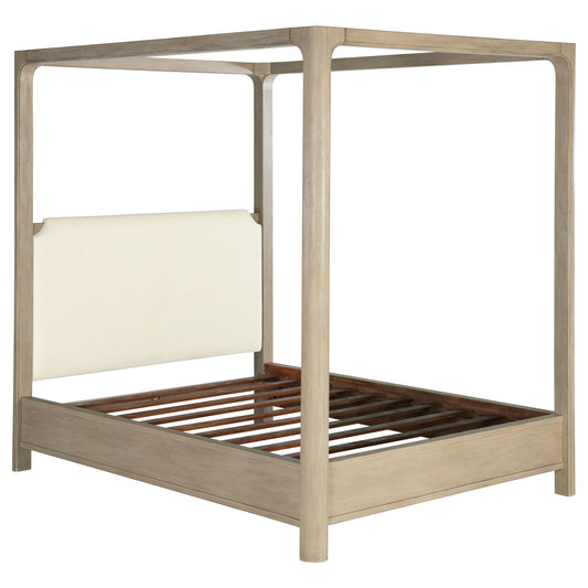 Solano 83-inch California King Canopy Bed Weathered Mango - The Sleep Loft - Online Mattress Showroom NYC