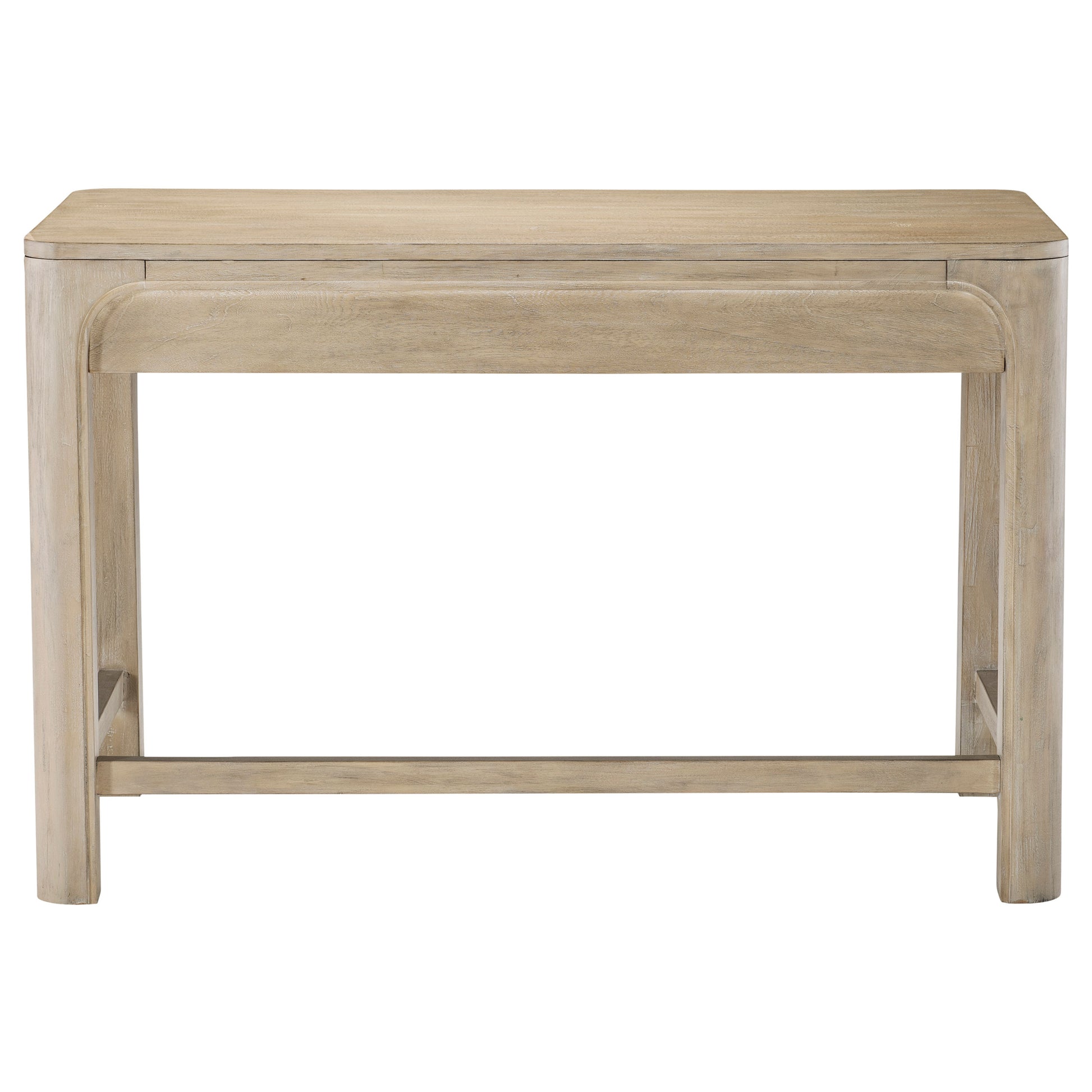 Solano 2-drawer Makeup Table Vanity Desk Weathered Mango