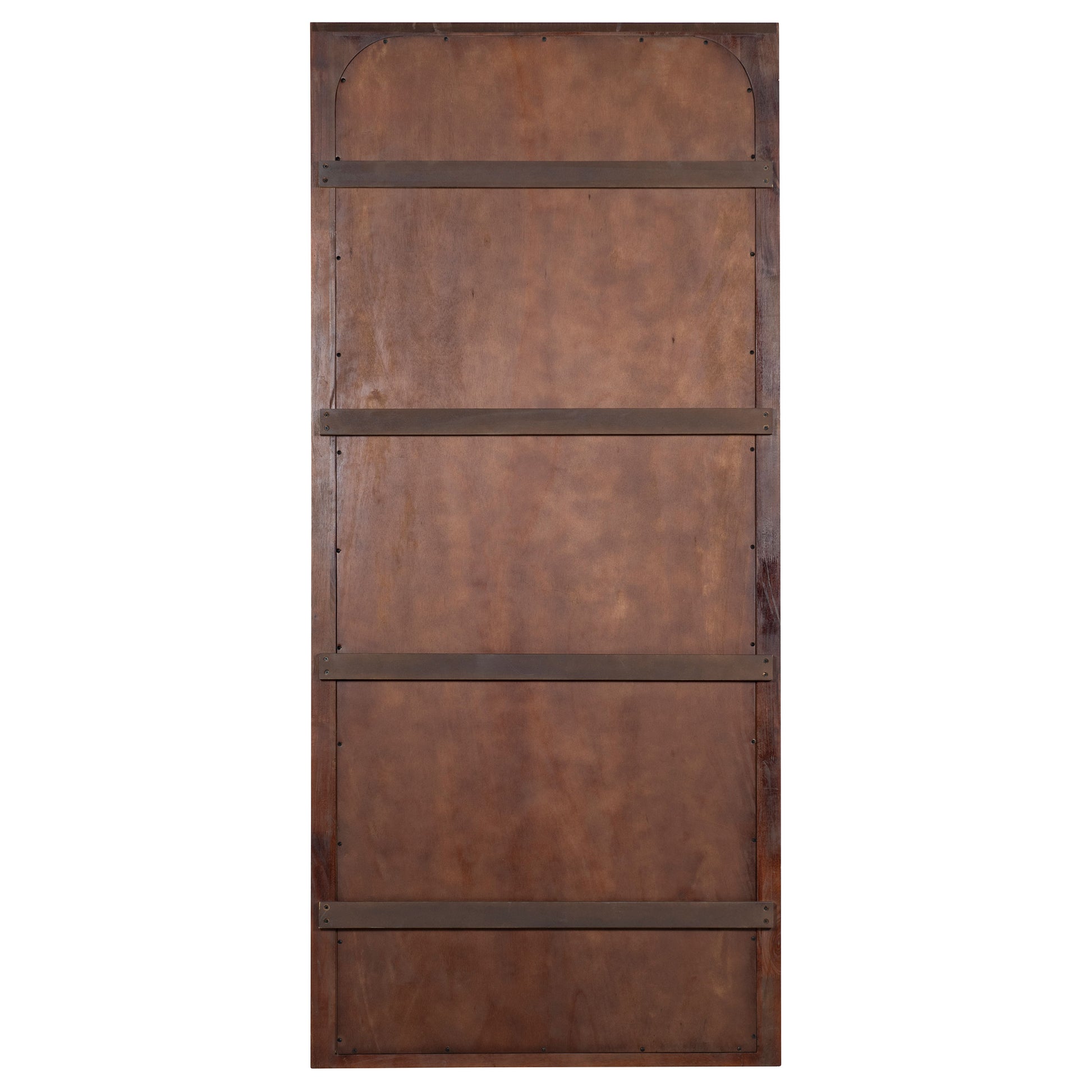 Solano 80-inch Full Length Floor Mirror Weathered Mango