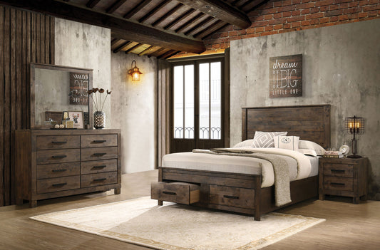 Woodmont 4-piece California King Bedroom Set Golden Brown - The Sleep Loft - Online Mattress Showroom NYC