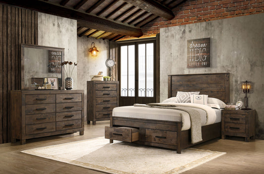 Woodmont 5-piece California King Bedroom Set Golden Brown - The Sleep Loft - Online Mattress Showroom NYC