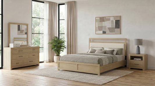 Hendricks 4-piece California King Bedroom Set Light Oak - The Sleep Loft - Online Mattress Showroom NYC
