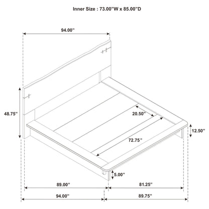 Stillwater California King Platform Bed