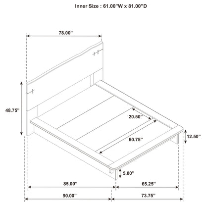 Stillwater Queen Platform Bed