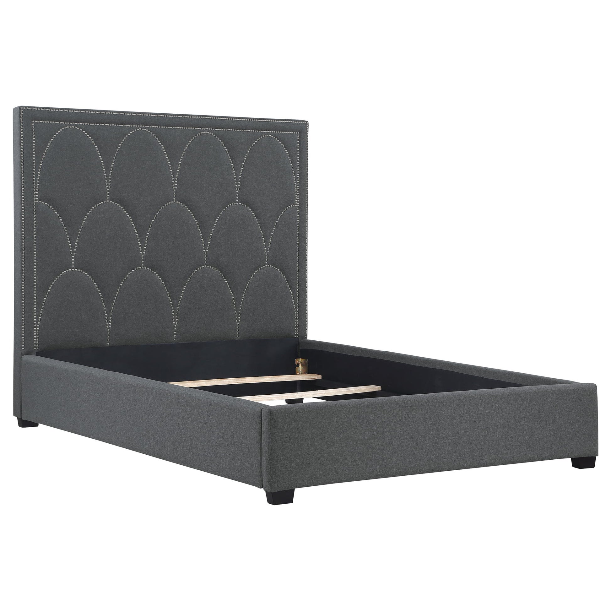 Maille - Panel Bed With Scalloped Headboard - The Sleep Loft - Online Mattress Showroom NYC