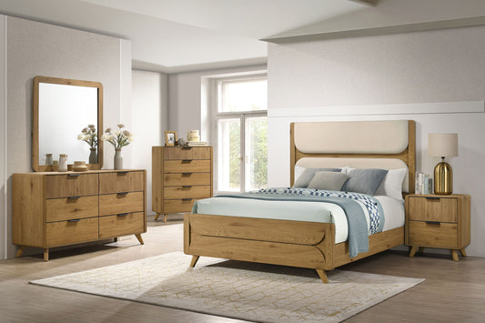 Bennett 5-piece California King Bedroom Set Light Oak - The Sleep Loft - Online Mattress Showroom NYC