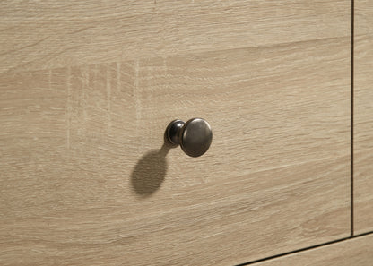 Arielle 6-drawer Bedroom Dresser with Mirror Light Oak