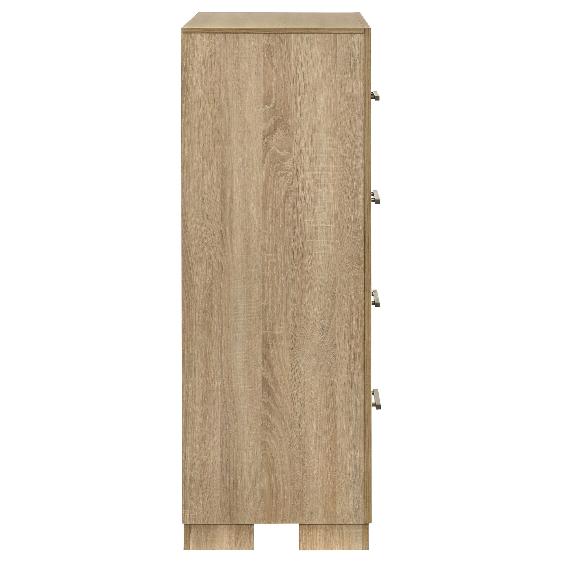 Arielle 4-drawer Bedroom Chest of Drawers Light Oak