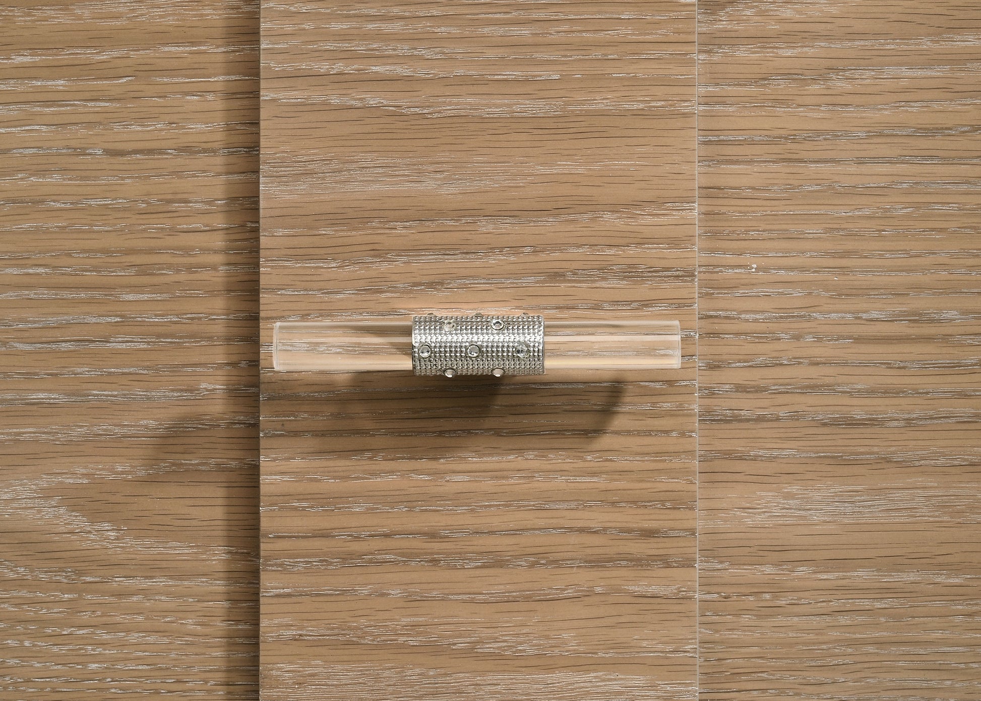Leanne 6-drawer Sinter Stone Top Dresser Cabinet Light Oak