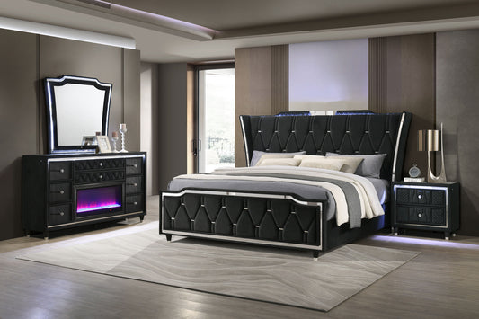 Lorient 4-piece California King Bedroom Set Black - The Sleep Loft - Online Mattress Showroom NYC