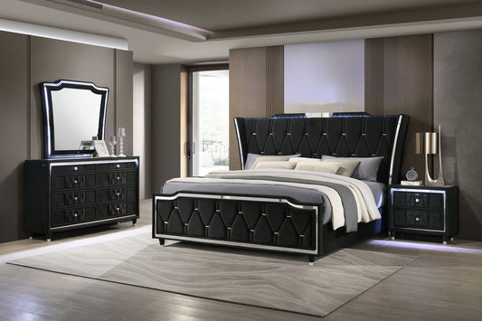 Lorient 4-piece California King Bedroom Set Black - The Sleep Loft - Online Mattress Showroom NYC