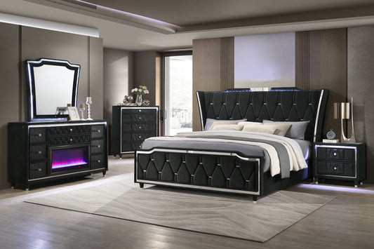Lorient 5-piece California King Bedroom Set Black - The Sleep Loft - Online Mattress Showroom NYC