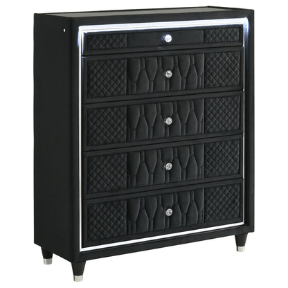 Lorient 5-piece California King Bedroom Set Black