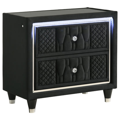Lorient 4-piece Queen Bedroom Set Black