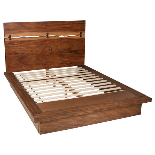 Winslow Wood California King Panel Bed Smokey Walnut - The Sleep Loft - Online Mattress Showroom NYC