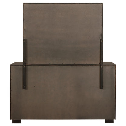 Durango 8-drawer Dresser with Mirror Smoked Peppercorn