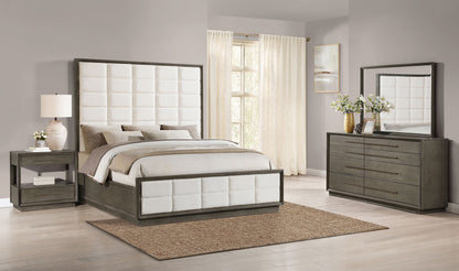 Durango 4-piece Eastern King Bedroom Set Taupe Oak