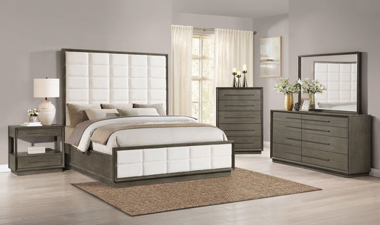 Durango 5-piece Queen Bedroom Set Taupe Oak