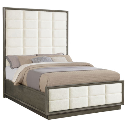 Durango 80-inch Queen Panel Bed Taupe Oak