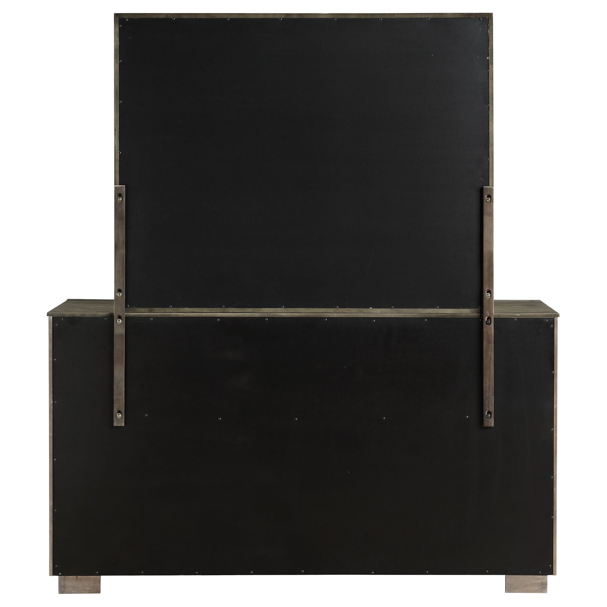 Durango 8-drawer Dresser and Mirror Taupe Oak